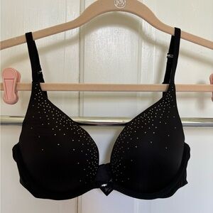 Victoria’s Secret Push Up Plunge Rhinestone Bra